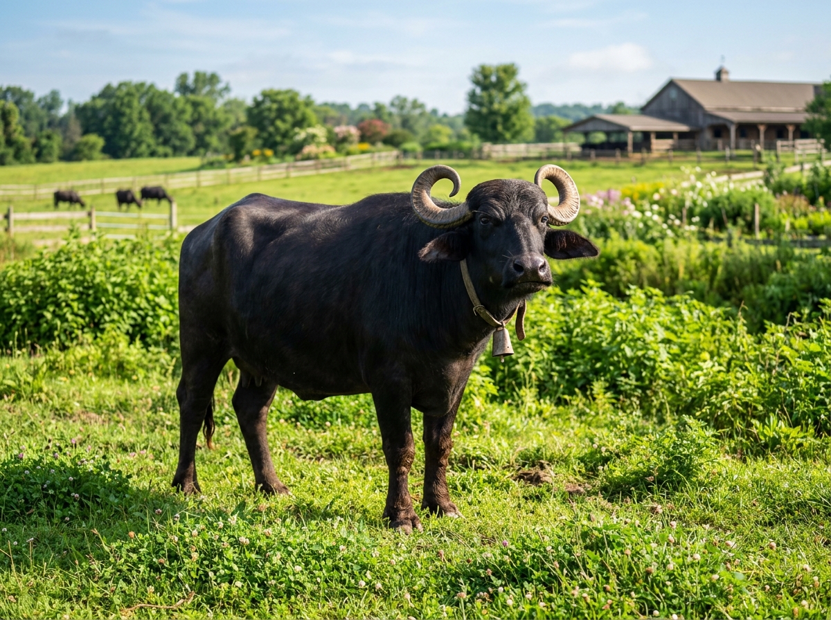 Real Indian Murrah Water Buffalo